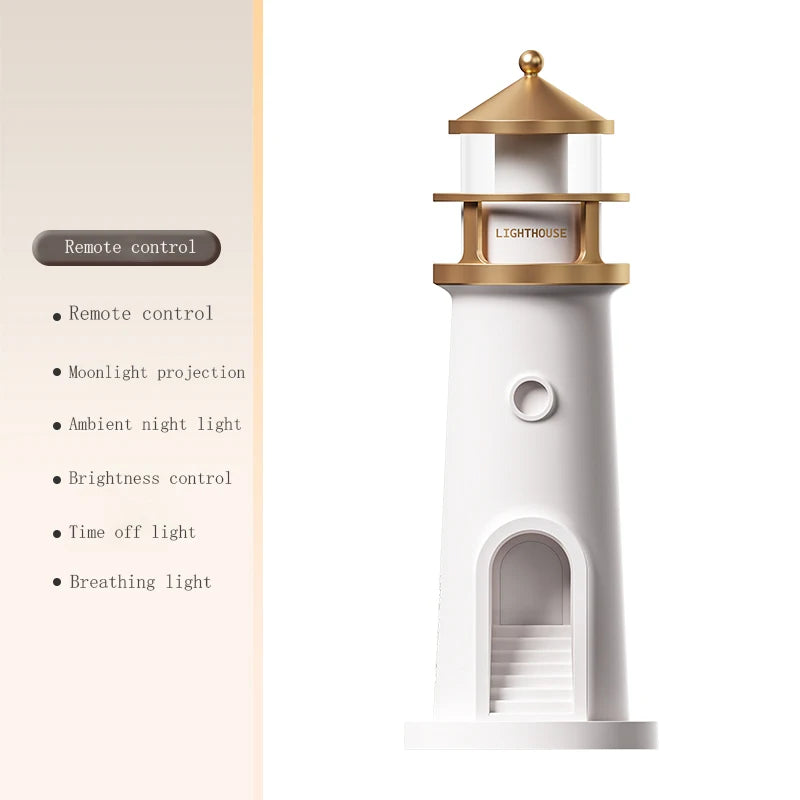 LitEgant Lighthouse Moon Projector