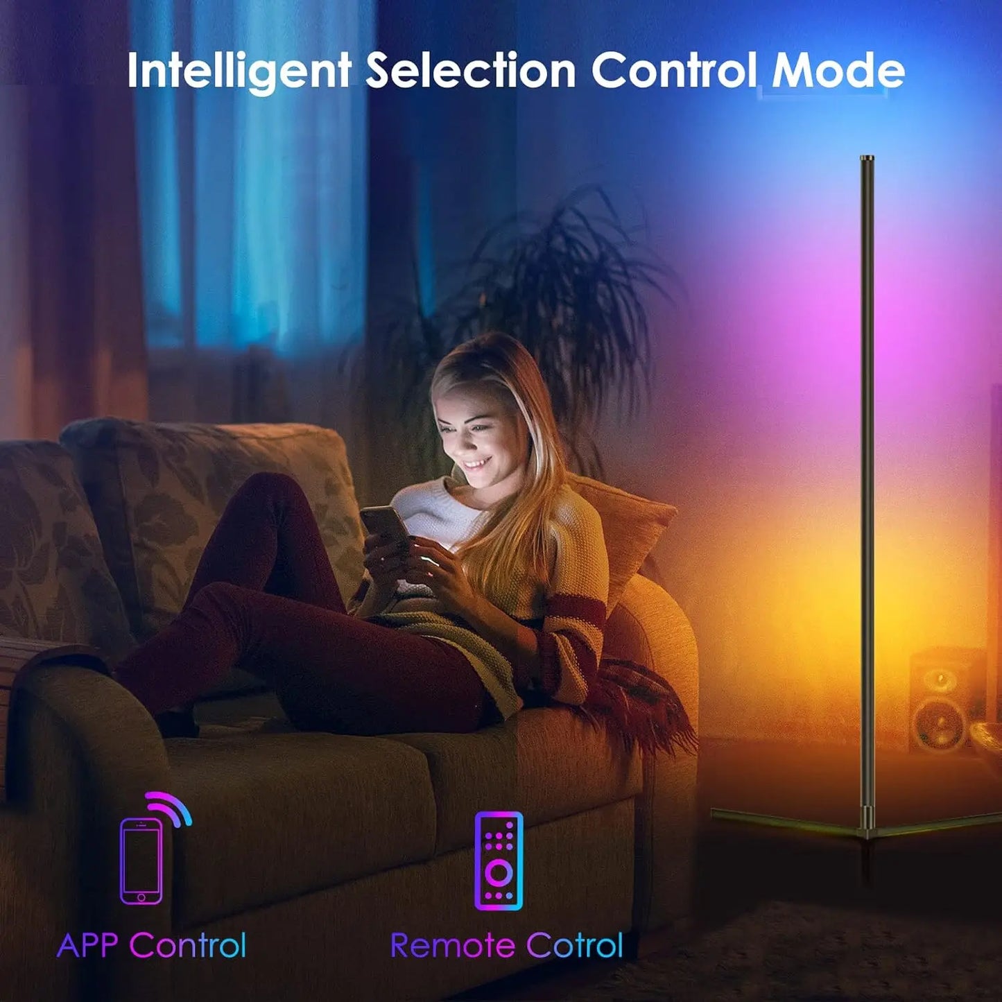 LitEgant Led Floor Corner Lamp
