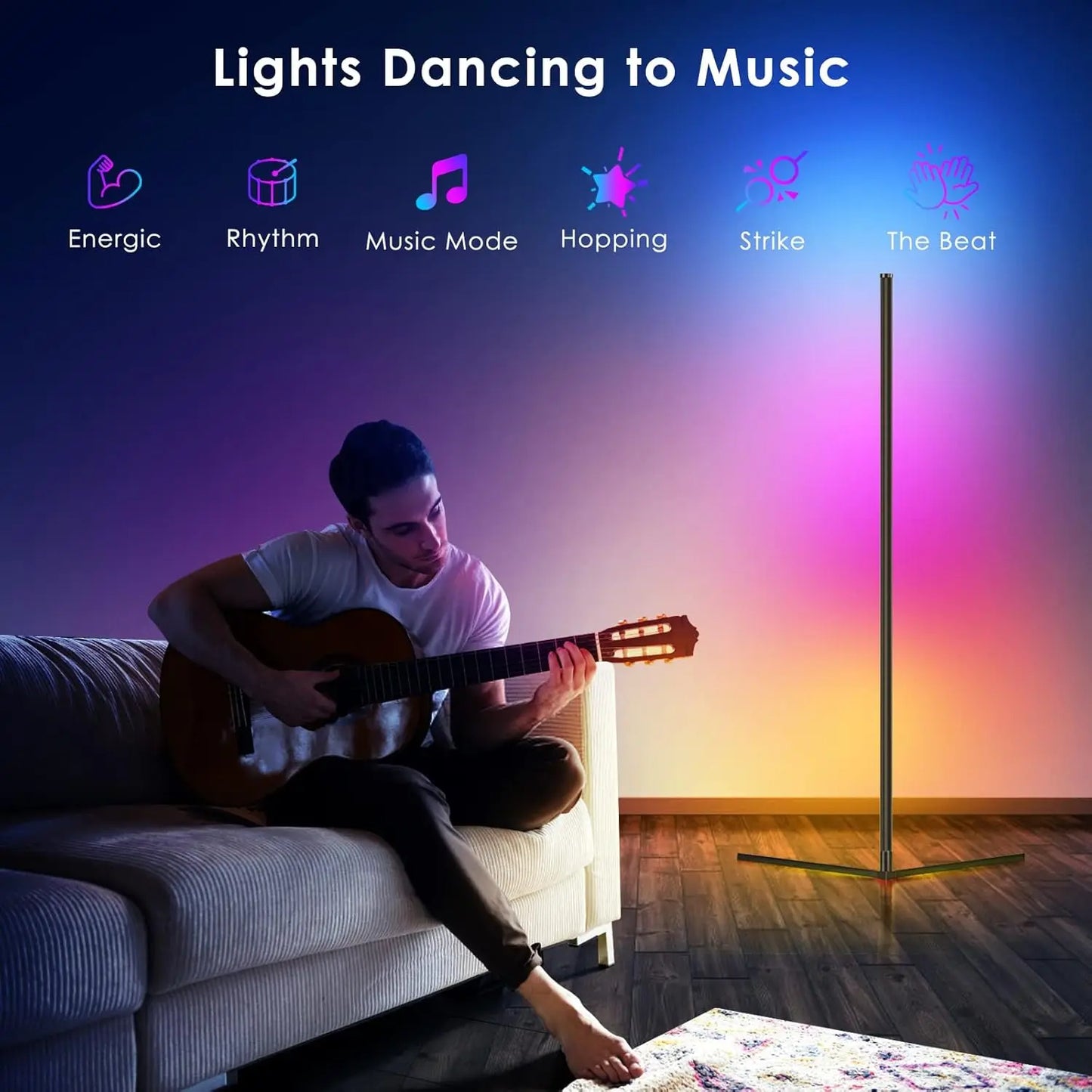 LitEgant Led Floor Corner Lamp