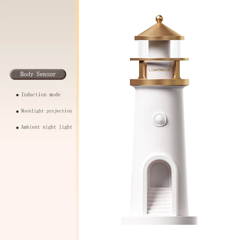 LitEgant Lighthouse Moon Projector