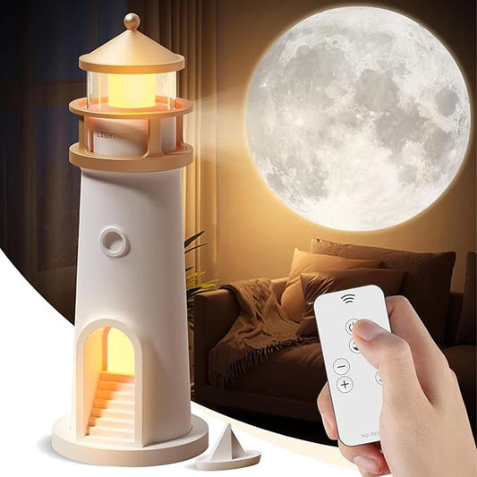 LitEgant Lighthouse Moon Projector