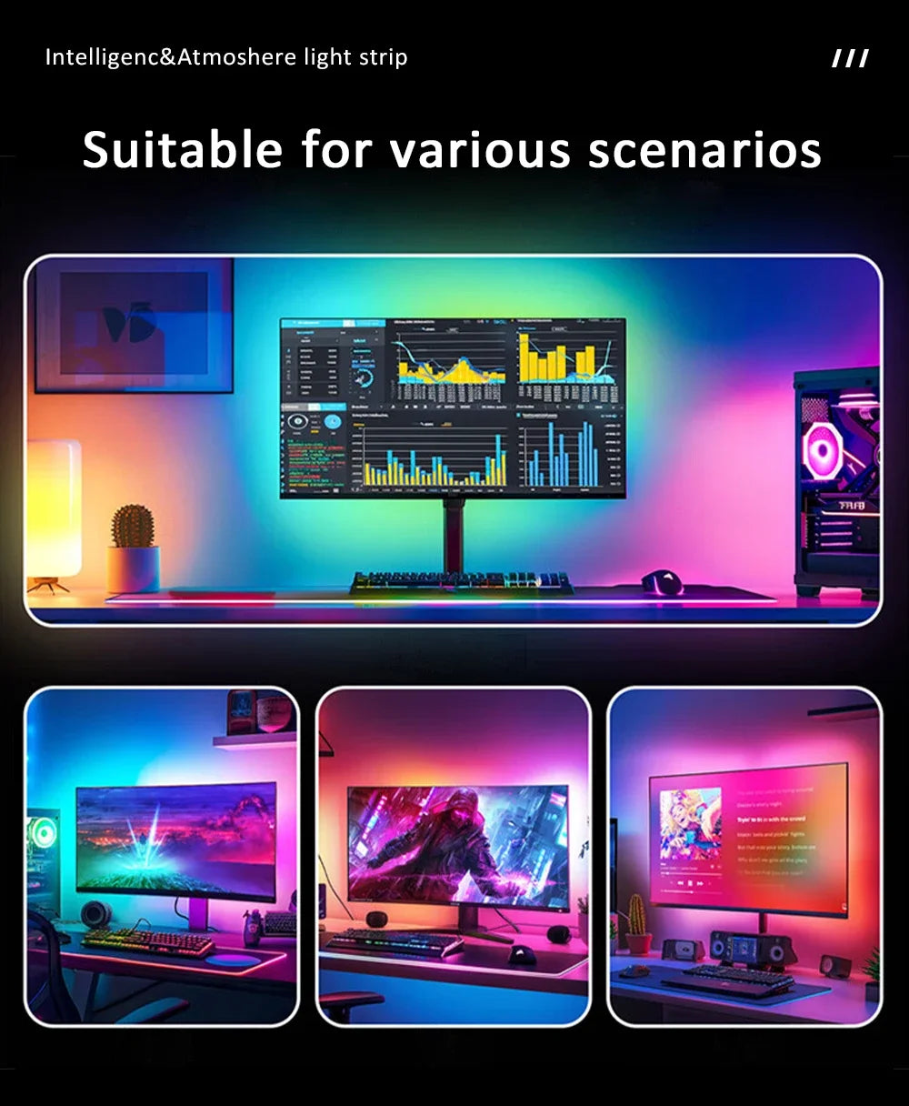 LitEgant USB PC LED Strip Lights